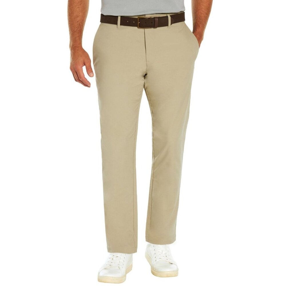 Banana Republic Men's Performance Pants Tan Khaki Chino Size 38x31 Slacks Pocket